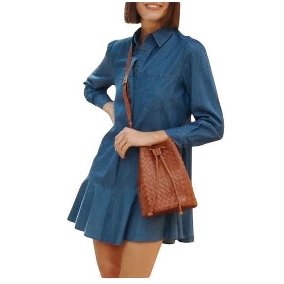 tuckernuck denim dress Light Wash Charlene Denim Mini Dress